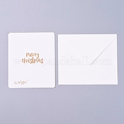 Ensembles de cartes de voeux enveloppe et joyeux noël&nbsp;DIY-I029-03G