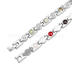 Uhrenarmbänder mit Panther-Kette aus Edelstahl&nbsp;JB661A
