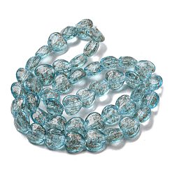 Chapelets de perles vernissées de sable d'or manuels&nbsp;LAMP-L079-04A