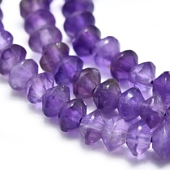 Natürlichen Amethyst Perlen Stränge&nbsp;G-M353-A33-3.5-4mm