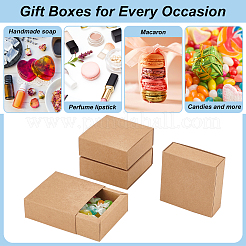 Geschenkboxen aus Kraftpapier zur Aufbewahrung von Schubladen&nbsp;CON-WH0095-56A