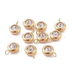 Strass-Anhänger aus Edelstahl 304&nbsp;STAS-Z009-04-04G