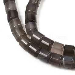 Natürlichen graue Achat Perlen Stränge&nbsp;G-G275-D23-10x10mm