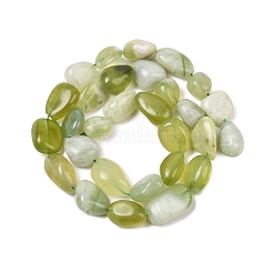 Natur Xiuyan Jade Perlen Stränge&nbsp;G-A284-A04-01