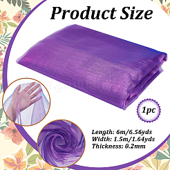 Tissu en gaze de polyester&nbsp;DIY-WH0780-26B