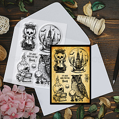 Individuelle transparente Stempel aus PVC-Kunststoff&nbsp;DIY-WH0448-0382