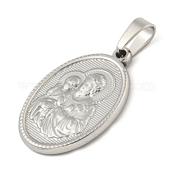 Pendentifs en acier inoxydable 304 anti-ternissement&nbsp;STAS-B071-02A-23P
