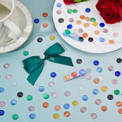 140 Stück 10 Farben Bunte Malerei Cabochons&nbsp;LAMP-FH0001-16