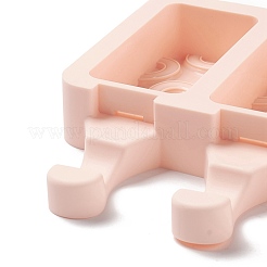 Rechteckige Eiscreme-Silikonformen in Lebensmittelqualität zum Selbermachen&nbsp;DIY-D062-01C