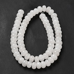 Natürliche weiße Jade perlen Stränge&nbsp;G-D481-17A