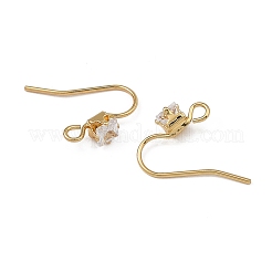 Shegrace Ohrringrohlinge aus Messing mit Zirkonia-Pavé&nbsp;XGRQ4S891-741G