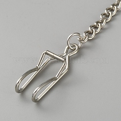 Chaîne de montre de poche clip de fer&nbsp;FIND-WH0139-774A