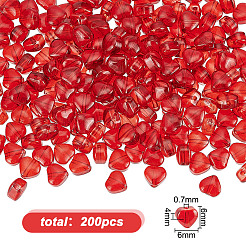 200pcs nachgemachte Jadeglasperlen&nbsp;GLAA-AR0001-59