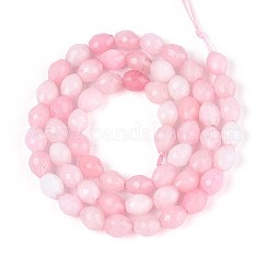 Naturali tinti giada bianca fili di perline&nbsp;G-T142-89G