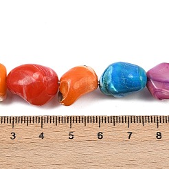 Fili di perle di conchiglia trochid naturale / trochus&nbsp;SHEL-B005-06