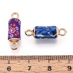 Polymer Clay Säulenglieder Verbinder Charms&nbsp;CLAY-T022-26M-A01