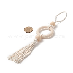 Décorations avec pendentif en coton&nbsp;HJEW-JM00913
