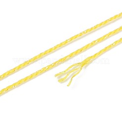 Cordon en polyester pailleté double brin de 200 m avec fil métallique&nbsp;OCOR-T019-01A-04
