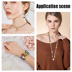 Kit fai da te per realizzare braccialetti elastici con pietre preziose rotonde&nbsp;DIY-SC0014-40