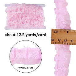 Garniture en dentelle de polyester double couche de 12.5 mètre&nbsp;OCOR-GF0003-11A