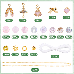 Kit para hacer pulseras con temática de baile&nbsp;AJEW-SC0031-11