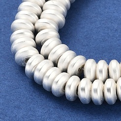 Fili di perline di ematite sintetica non magnetica elettrolitica&nbsp;G-U003-11B