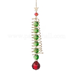 Glas-Weihnachtsbaum-Sonnenfänger zum Aufhängen&nbsp;HJEW-JM04571