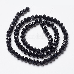 Chapelets de perles en verre opaque de couleur unie&nbsp;EGLA-A034-P8mm-D18