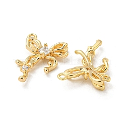 Pendentifs avec zircon cubiques à micro-pavés en laiton&nbsp;KK-H460-54G
