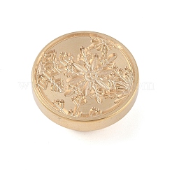 Tête de timbre en laiton de sceau de cire de série de Noël&nbsp;AJEW-Z031-04G-28