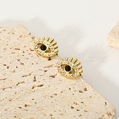 Pendientes vintage de acero inoxidable 304 con diseño de mal de ojo&nbsp;GK8780