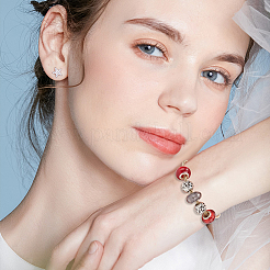 10 bracelet à chaîne serpent en acier inoxydable 304&nbsp;BJEW-AR0001-02