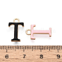 Crémaillère placage pendentifs en émail d'alliage&nbsp;ENAM-T024-53T-G