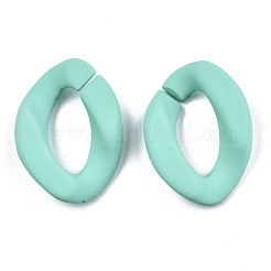 Anelli di collegamento in acrilico verniciato a spruzzo opaco&nbsp;OACR-S036-001A-I16