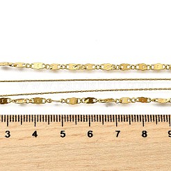 Doppellagige Kettenhalsketten aus 304 Edelstahl für Damen&nbsp;NJEW-M098-01G