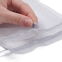 Organza-Geschenktüten mit Kordelzug&nbsp;OP-R016-17x23cm-05