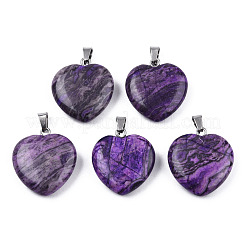 Colgantes de piedra de mapa natural&nbsp;G-N0325-18E