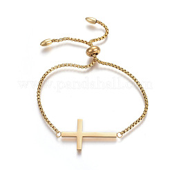 Bracciali scorrevoli regolabili in acciaio inossidabile 304&nbsp;BJEW-O170-08