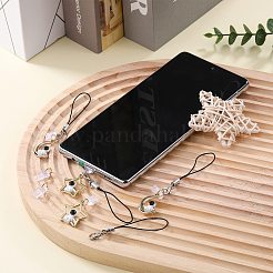 6 Stück Legierungs-Email-Handygurte&nbsp;HJEW-SW00132-11