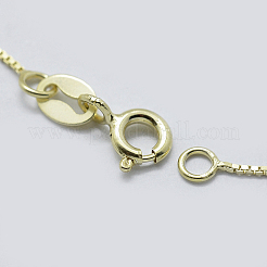 Colliers avec chaîne en 925 argent sterling&nbsp;STER-F039-45cm-03G