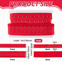 3 m Polyester-Haken- und Ösenband&nbsp;FIND-FG0005-63B