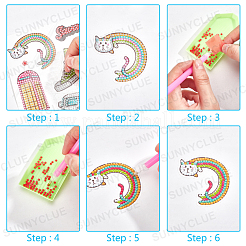 DIY Diamant Malerei Aufkleber Kits für Kinder&nbsp;DIY-WH0168-58