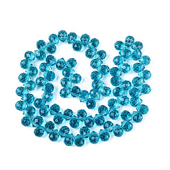 Chapelets de perles en verre transparente  &nbsp;GLAA-Q116-01A-B13