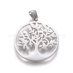 Pendentifs en acier inoxydable 304 anti-ternissement&nbsp;STAS-F219-04P