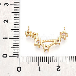 Pendentifs avec zircon cubiques à micro-pavés en laiton&nbsp;KK-N261-120C-G