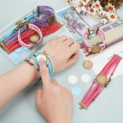DIY Blanko-Stanzsets für Aluminium-Gliederarmbänder&nbsp;DIY-PH0022-07