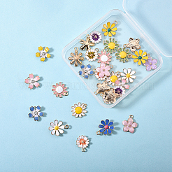 Pendentifs d'émail en alliage&nbsp;FIND-SC0001-14