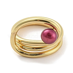 Fingerring aus Messingdraht&nbsp;RJEW-Q804-03G