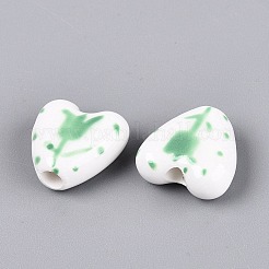 Perles en porcelaine manuelles&nbsp;PORC-Q005-10B