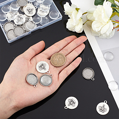 200 Stück DIY-Set zur Herstellung halbrunder Anhänger&nbsp;DIY-AR0001-38AS
